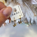 FLOWER EARRING EH398 - GOLD