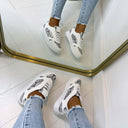 SNAKE SNEAKER LS-706 - WHITE