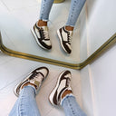 *SALE* ZIP SNEAKER BO-908 - BROWN