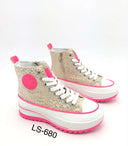 PLATEAU DETAIL SNEAKER LS-680 - BEIGE