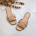 *LAATSTE MAAT 37* HENNA SLIPPER CD377 - BEIGE