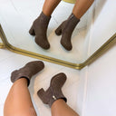 NOOR SUEDINE BLOK HAK *M-717-2* - TAUPE