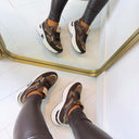 DETAIL SNEAKER 9262 - MARRON