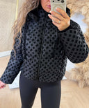 GUESS BESTSELLER LOGO JACKET W6BL56W4195 - BLACK