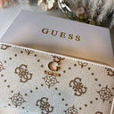 GUESS NEDA ZIPAROUND GELDBÖRSE CP9654145 - OFFWHITE LOGO