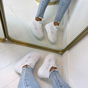 PLATEAU LACE SNEAKER PC308 - WHITE