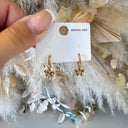 CUTE FLOWER EARRING 0346 - GOLD