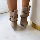 MILA BOOT DES8591 - KHAKI/SUE