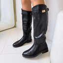 BOTTE COWBOY MI-MOLLETTE T-317 - BRUN