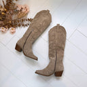 **LAATSTE MAAT 36** FLAMING SUEDE LAARS 7687A - KHAKI