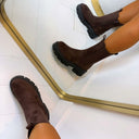 BESTSELLER BOOT DES832-1 - BROWN/SUE