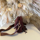 FRINGE BAG EC60313 - COFFEE