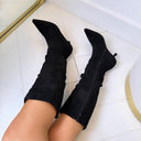 BESTSELLER SUEDINE LAARS DES8073 - BLACK/SUE