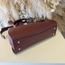 GUESS NOELLE II LUXURY SATCHEL BAG ZG967207 - BURGUNDY