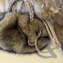 BRAID FLUFFY BAG ER171 - TAUPE