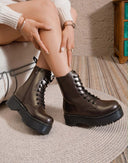 DEMI BOOT RXJ-242 - MARRON