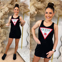GUESS BEACH LOGO TANKTOP DRESS E3GP03JA914