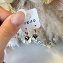 MANDY HEART EARRING S329 - GOLD