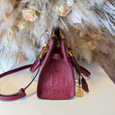 LIU JO MANH BOSTON BAG AF6069/E1139 - DEEP BORDEAUX