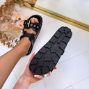 GUESS 4G LOGO SLIPPER FLTFAX2FAB03 - BLACK