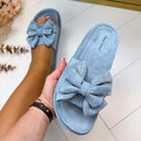 MULES DOUBLE NŒUD 3890 - BLEU