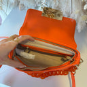 VALENTINO BAGS THETIS FLAP BAG VBS9XM09 - ARANCIO