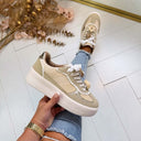 LACY CUTE SNEAKER 8-523 BEIGE