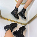 BOTTE À FERMETURE ÉCLAIR DES657 - NOIR