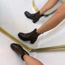 ELINE HAKBOOT DES620P - BROWN/PU