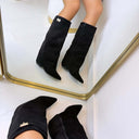 BOTTES SUEDINE VEGAS DES8076 - KAKI/DAIM