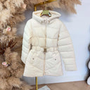 GUESS NEW IMMA LOGO MIDI WINTERJACKET W6BL50W4144 - G1E0 CREME