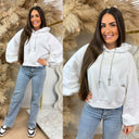 GUESS HOODED KRYSTAL SWEATER W6RQ11KB681