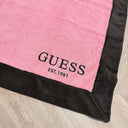 GUESS BEACH 1981 TOWEL E5GZ15KCDM0 -G67Q BRAUN/PINK
