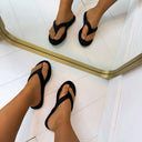 SUPER SOFT COMFY SLIPPER CD386 - SCHWARZ