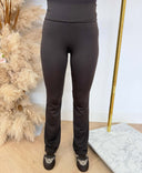 GUESS LOTUS MINI FLARED LEGGING V6YB24K4713 - A10K BROWN