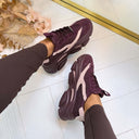 STEVE MADDEN POSSESSION-E SNEAKER 0033 - WNE/PINK
