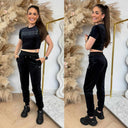 GUESS COUTURE CROP TEE V3BI01K0232