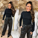 UNIQUE THE LABEL SARA BODYSUIT BLACK