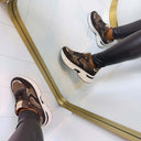 DETAIL SNEAKER 9262 - MARRON