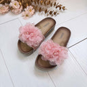 *LAATSTE MAAT 37* DEMI FROEZEL SLIPPER 4550-23 - ROZE