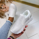 GLAM ZIP SNEAKER YY229 - WHITE