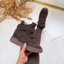 ISA WEDGE BOOT 26012 - BROWN