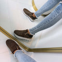 SPARKLING SNEAKER 21-Q119 - BROWN