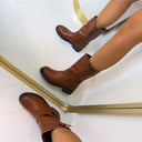 GESPY BOOT DES661 - CAMEL/PU