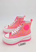 PLATEAU DETAIL SNEAKER LS-680 - FUCHSIA