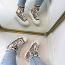 PLATEAU-DETAIL-SNEAKER LS-680 LEOPARD