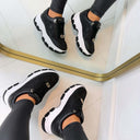 GUESS BLACK SNEAKER FLFBRTELE12