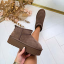 LEATHER UGIE BOOT 6391 - BROWN