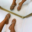 SUPER SOFT BEQUEMER HAUSSCHUH CD386 - KHAKI