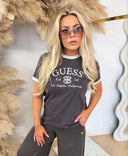 GUESS HOSHI CN SS T-SHIRT V6YI18K4320 - FJ71 BROWN